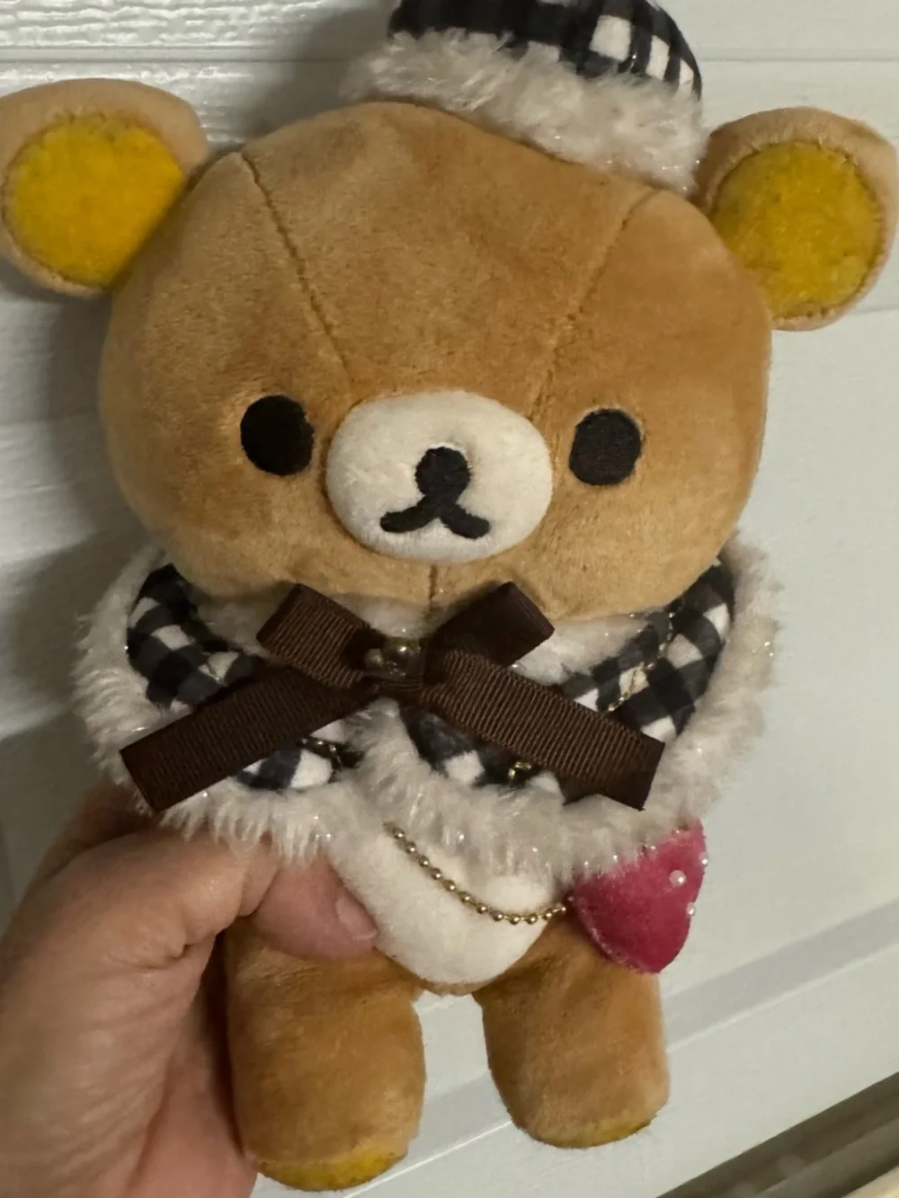 Rilakkuma Plush San-X Bear Winter Outfit Scarf Hat Cute Kawaii Japan - Picture 10 of 10